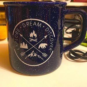 Mug-shaped wax warmer, Navy Blue